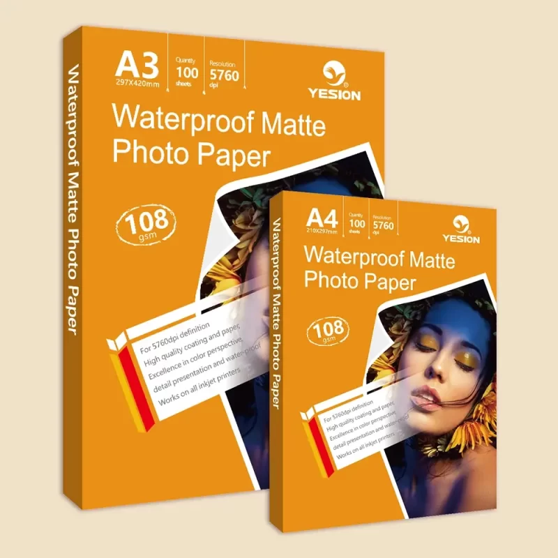 108gsm Waterproof matte photo paper-1