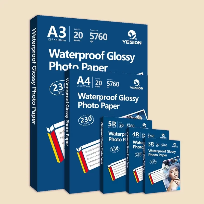 230gsm waterproof glossy photo paper 1