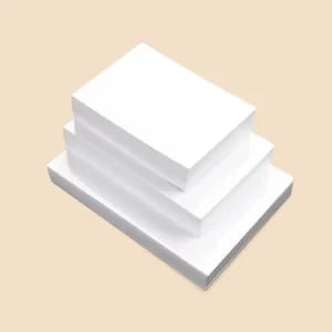 White Glossy Cast Coated Card Stock | Laser Printable Only | Coated 1 Side  | 25 Sheets
