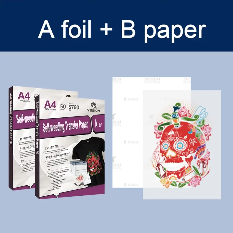 A foil +B paper