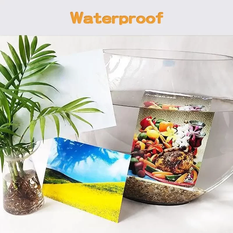 RC waterproof photo paper