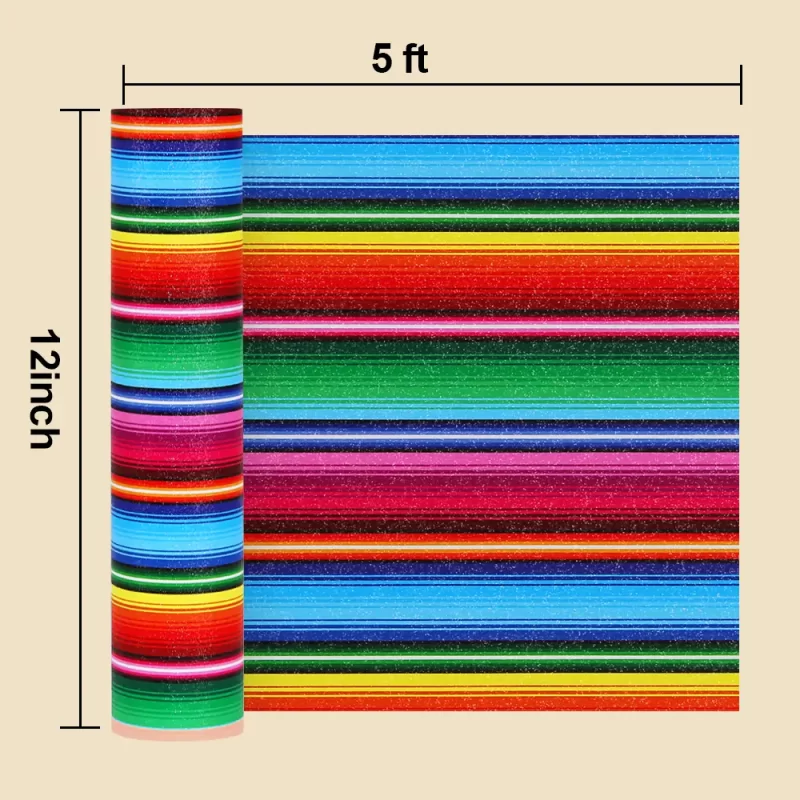 Rainbow stripe adhesive vinyl roll 2