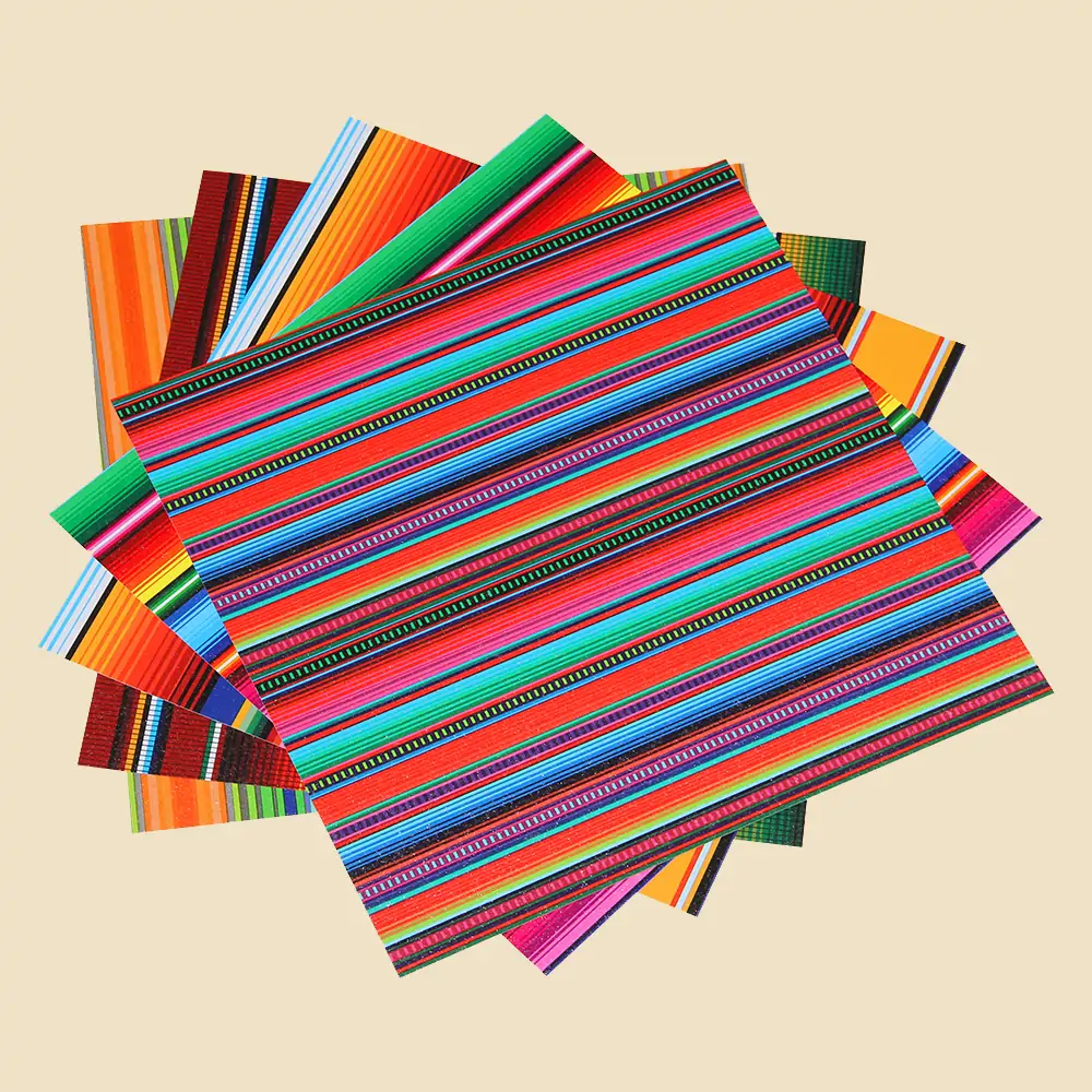 Rainbow stripe adhesive vinyl sheet 1