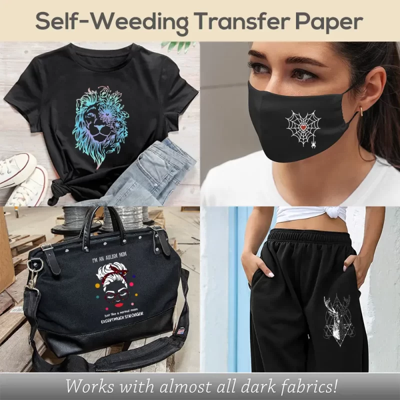 application of Self-weeding Laser Dark Transfer Paper