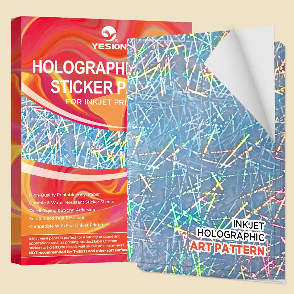 holographic vinyl sticker paper-art pattern 1