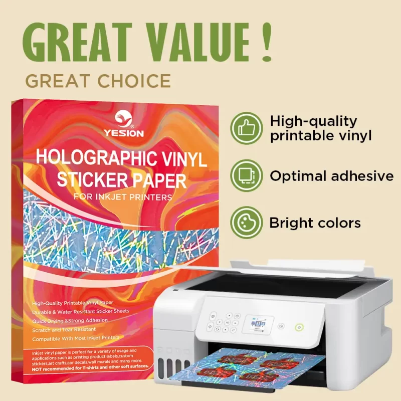 holographic vinyl sticker paper-art pattern 3