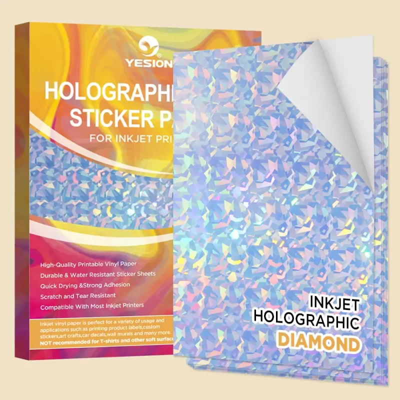 holographic vinyl sticker paper-diamond 1