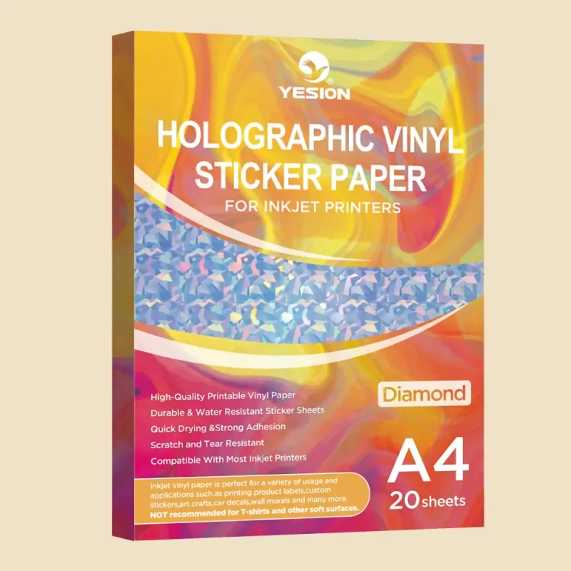 holographic vinyl sticker paper-diamond 2