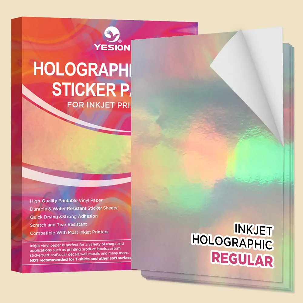 holographic vinyl sticker paper-regular 1