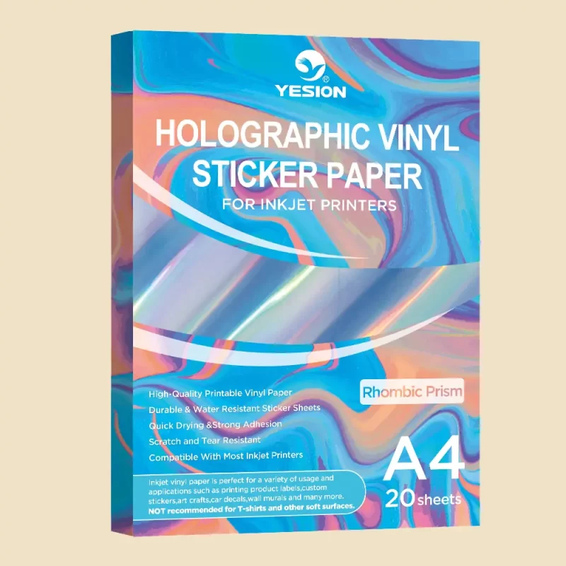holographic vinyl sticker paper-rhombic prism 2
