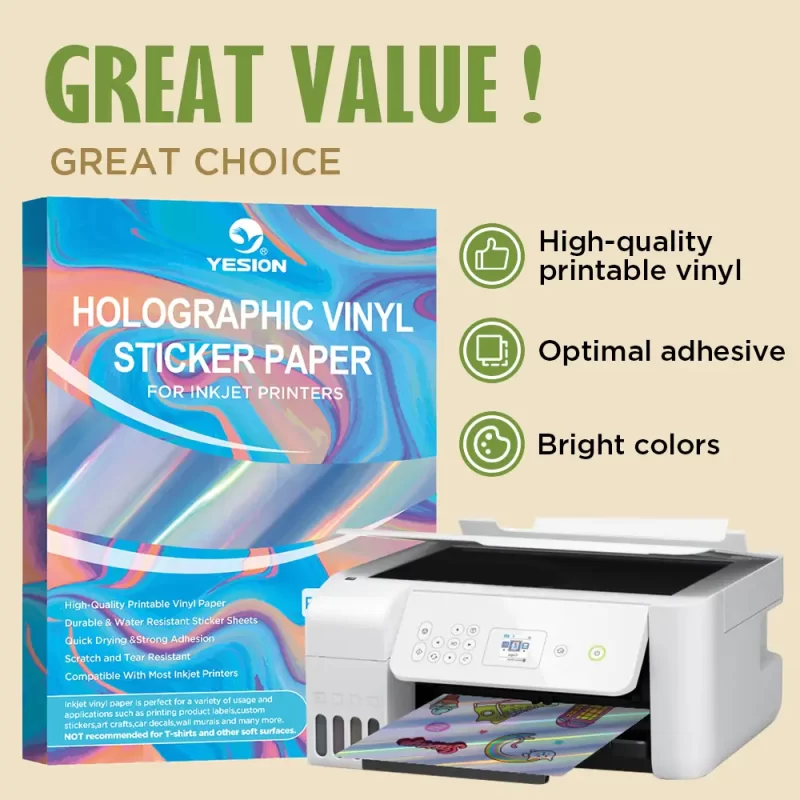 holographic vinyl sticker paper-rhombic prism 3