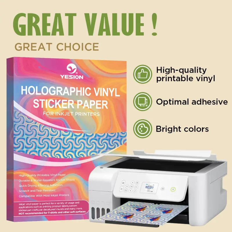 holographic vinyl sticker paper-spiricle 3
