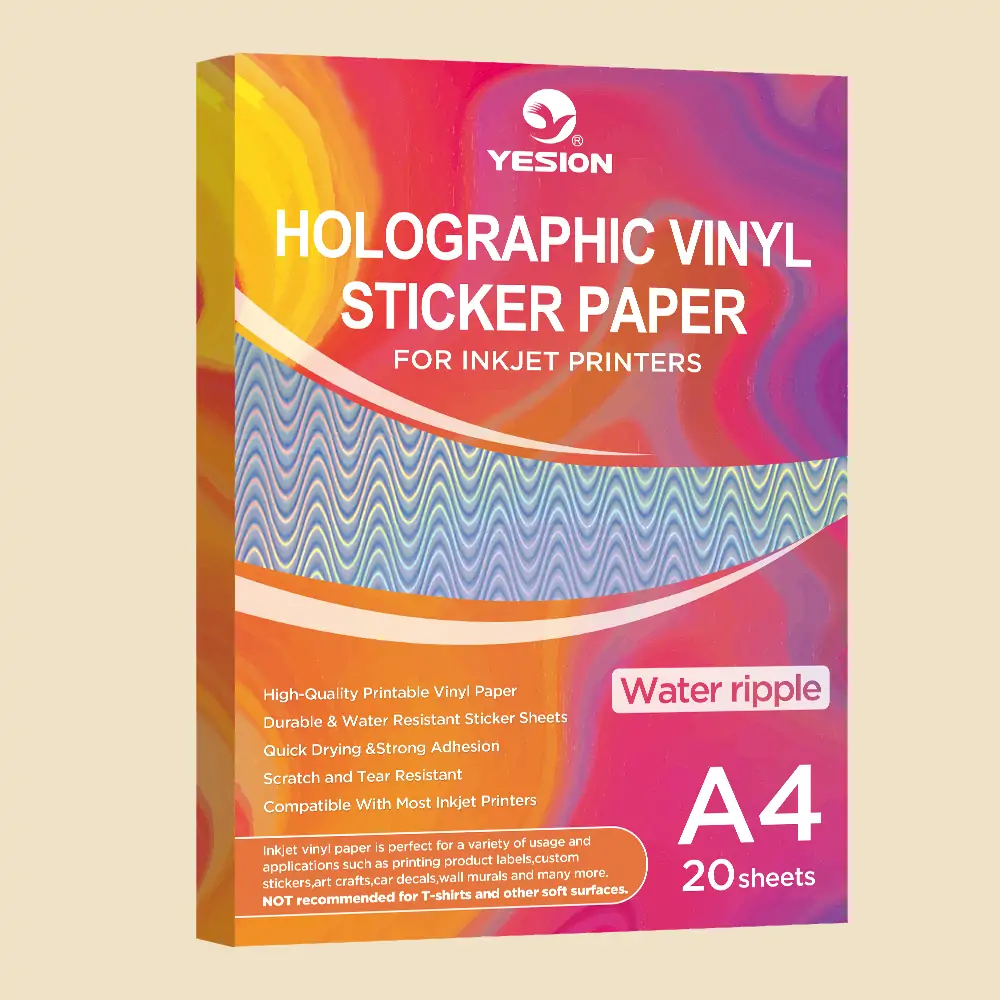 Bulk Order: Silhouette Holographic Sticker Paper 