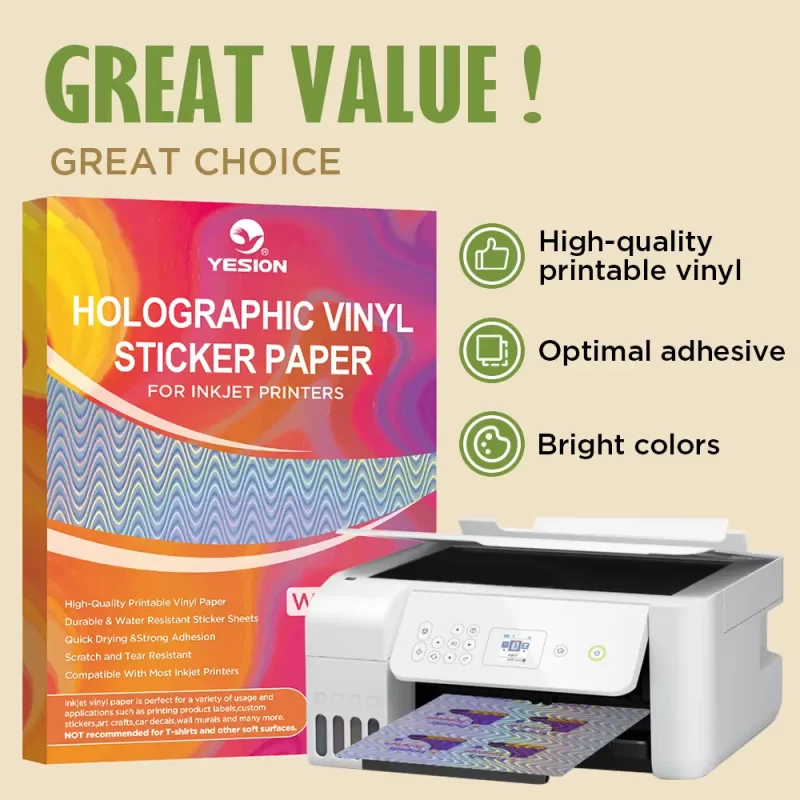 holographic vinyl sticker paper-water ripple 3