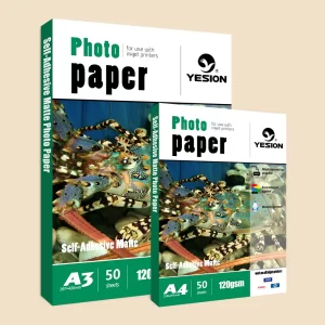 120gsm Inkjet Matte Self-adhesive Photo Paper 1