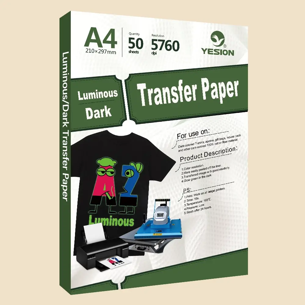 High Quality Dark Inkjet Heat Transfer Paper for T-Shirt - China Digital  Inkjet Transfer Paper, Dark Heat Transfer Paper