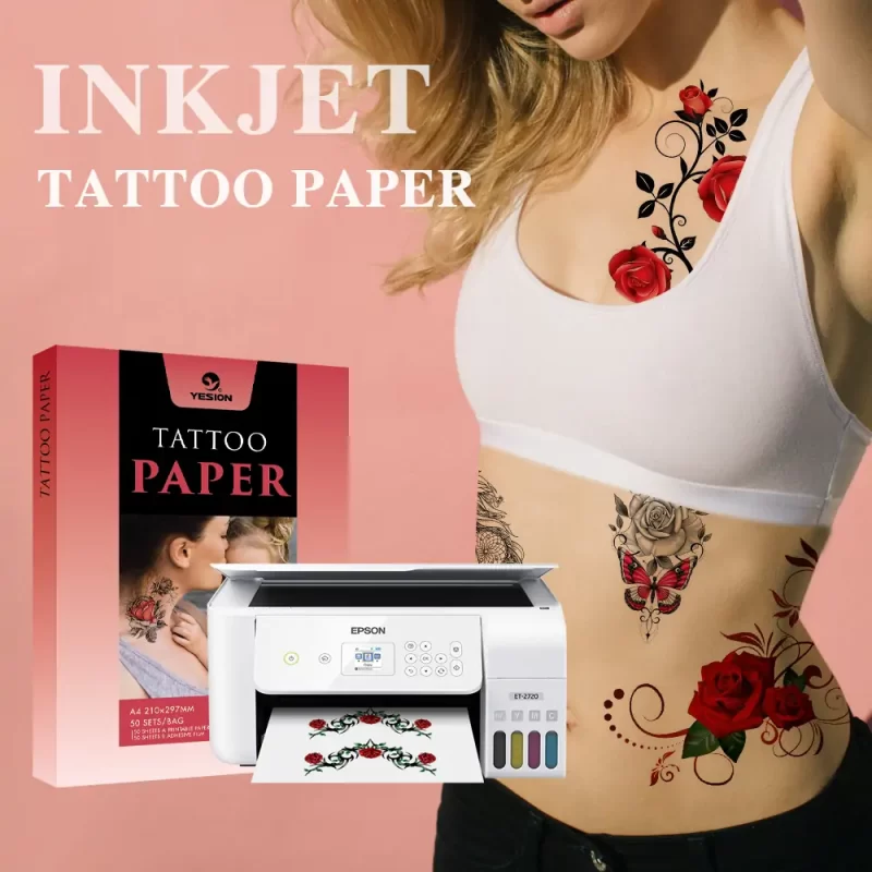 Printable Temporary Tattoo Paper for Inkjet Printer-3