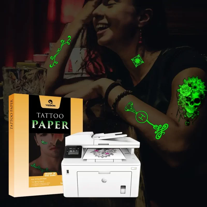 laser Temporary Tattoo Paper-Glow In The Dark-3