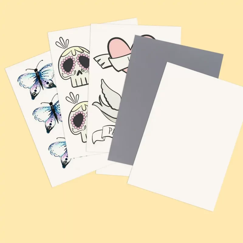 Printable tattoo paper-Silver-for laser printer 2