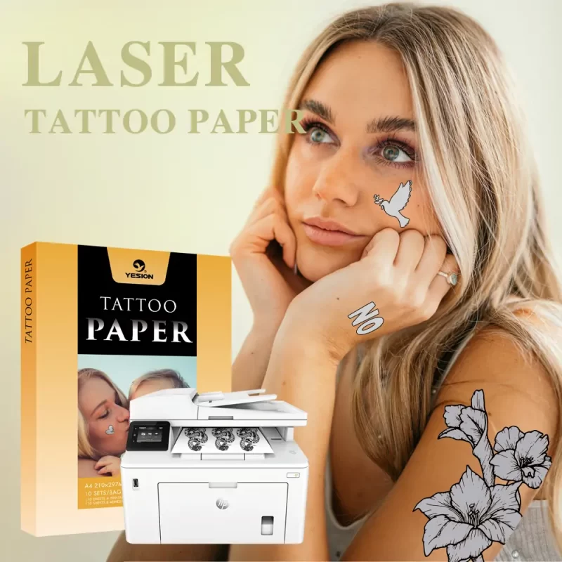 Printable tattoo paper-Silver-for laser printer 3