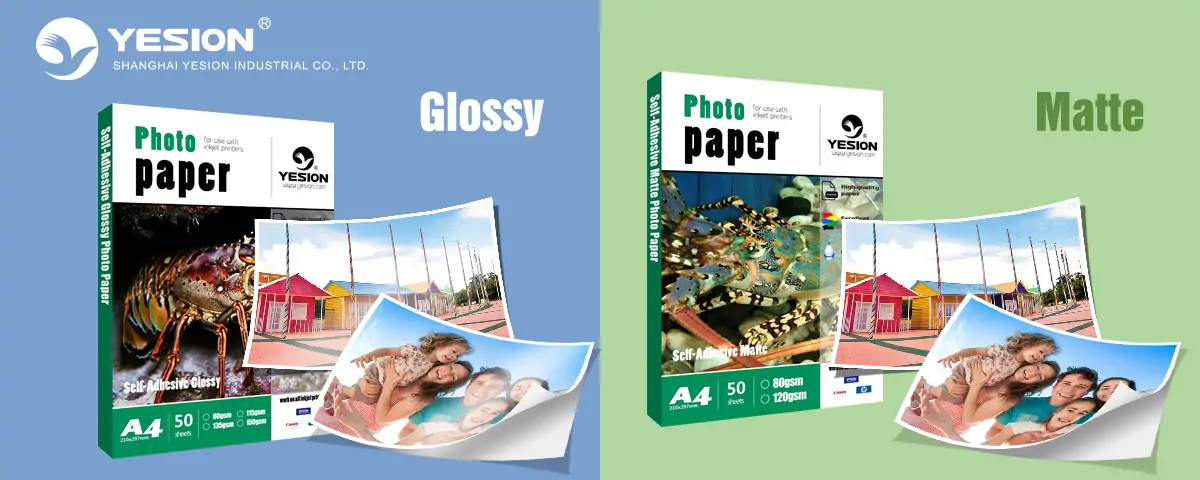 Self Adhesive Photo Paper-glossy-matte