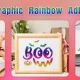 Holographic Rainbow Adhesive Vinyl