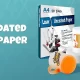 Laser uncoated transfer paper for hard surface