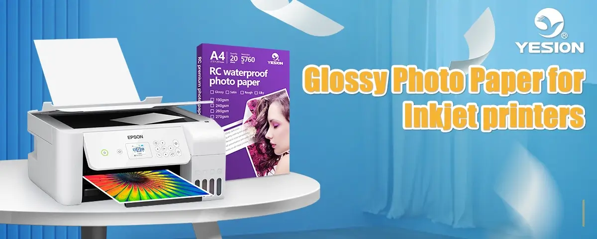 RC glossy photo paper