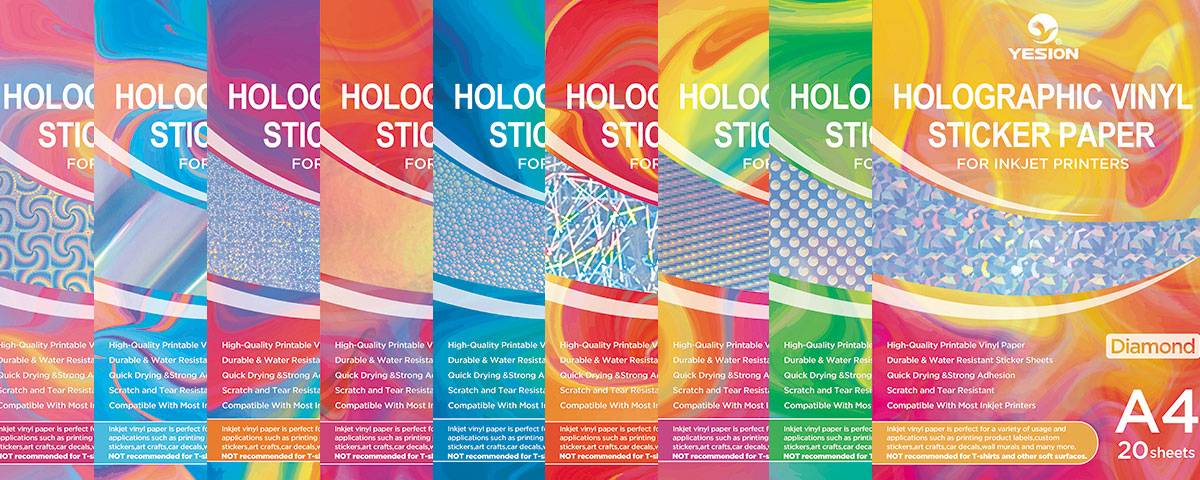 Holographic Vinyl Sticker Paper