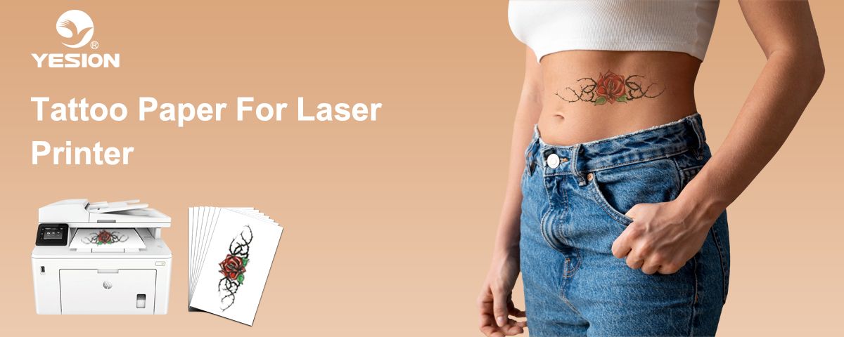 Can I use tattoo transfer paper in my HP printer?