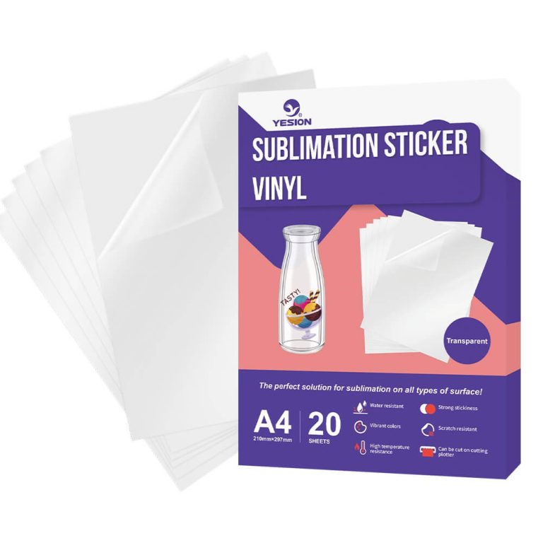 [NEW ARRIVAL] Transparent Sublimation Sticker Vinyl - YESION