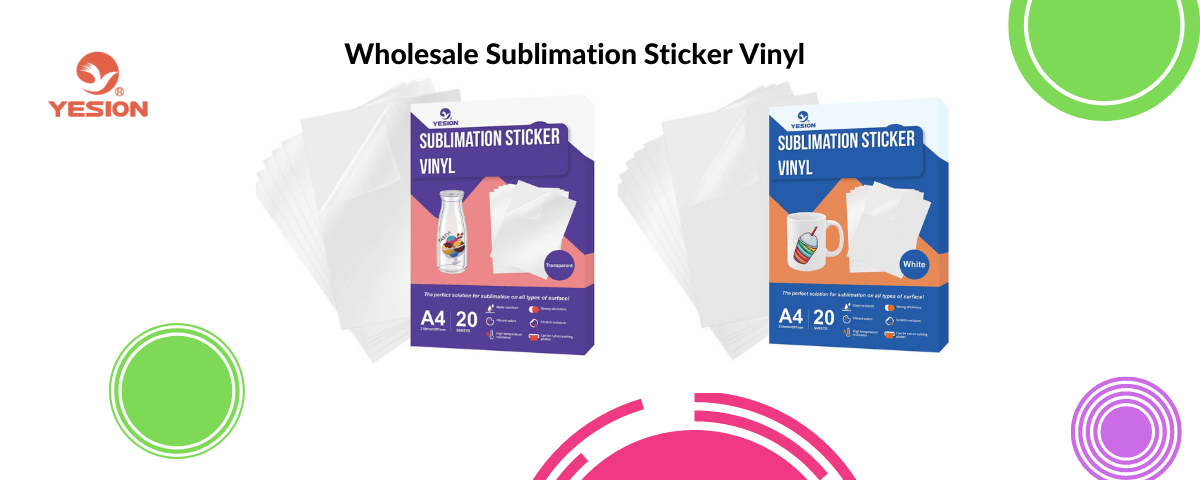 sublimation sticker vinyl-2 types