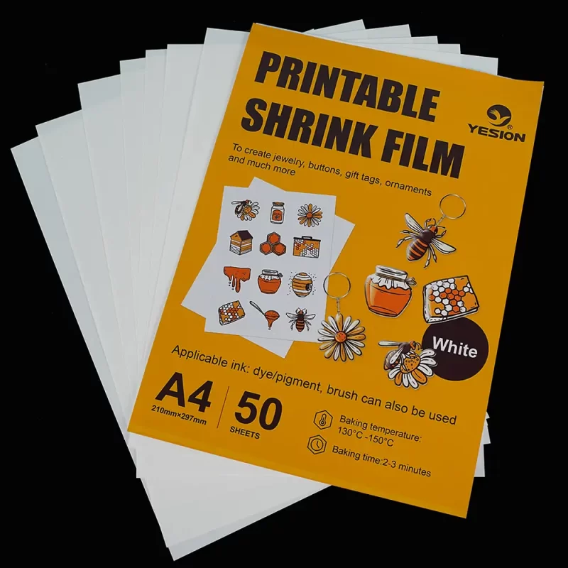 white printable shrink film 1