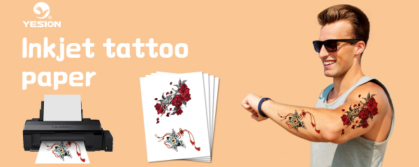 Inkjet tattoo paper