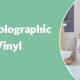 Brushed Holographic Adhesive Vinyl on ceramics