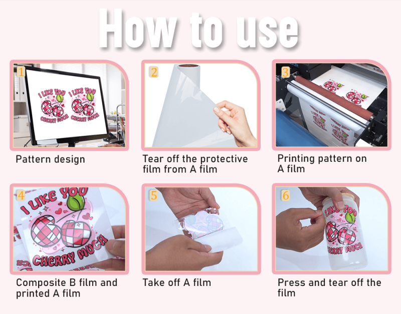 uv dtf film how to use
