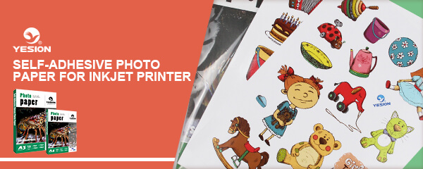 self-adhesive photo paper for inkjet printer
