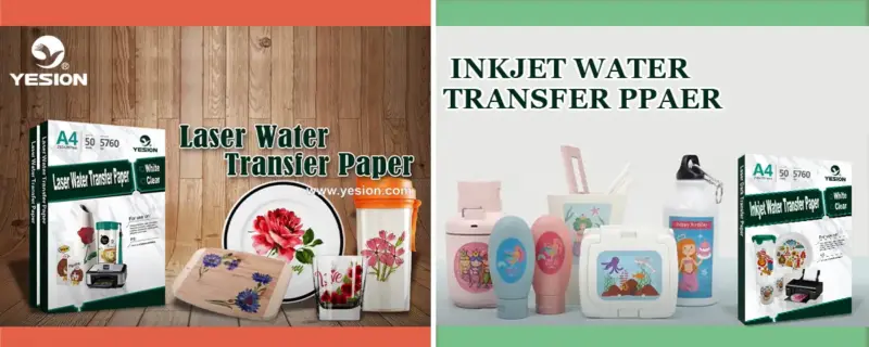 Water Transfer Ppaer for inkjet and laser