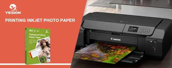 Printing inkjet photo paper