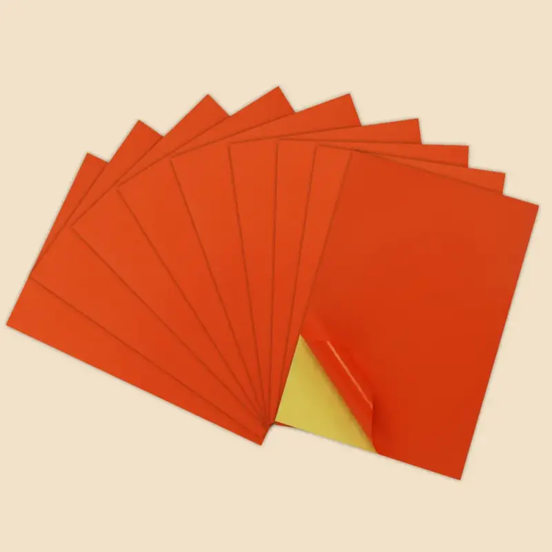 Colored Sticker Paper (orange)