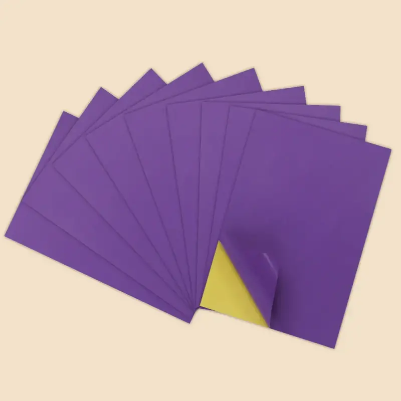 Colored Sticker Paper (purple)