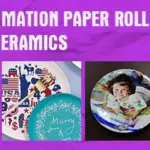 Sublimation paper rolls for ceramics