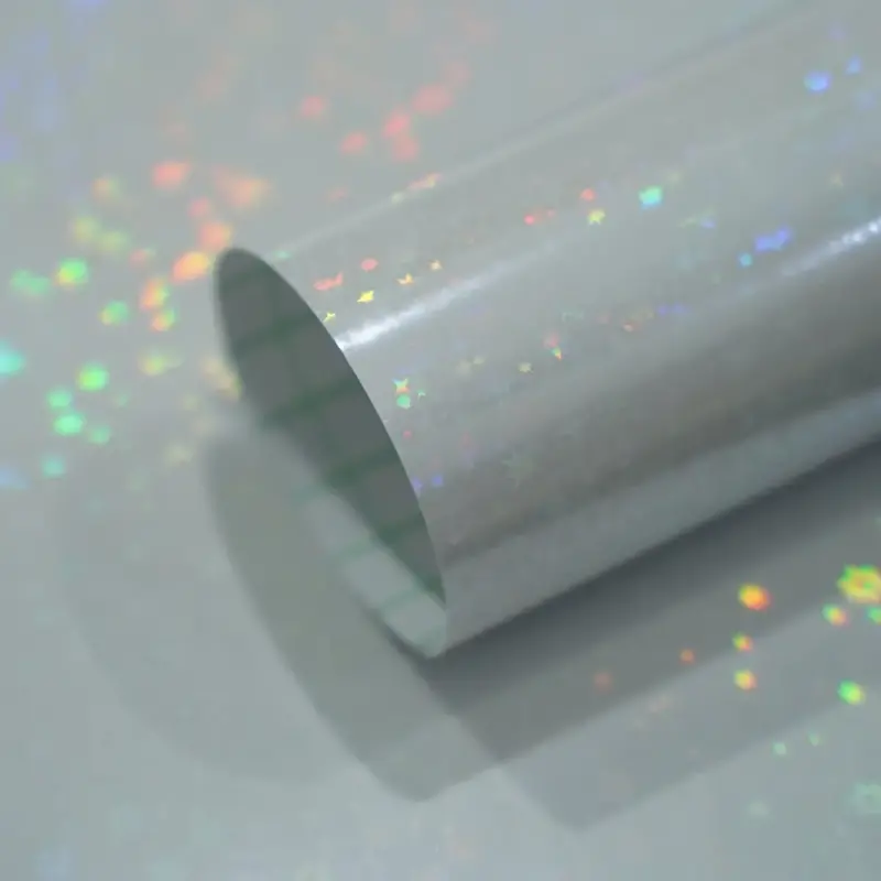 Holographic Cold Laminating Film (Hollow Stars)-2