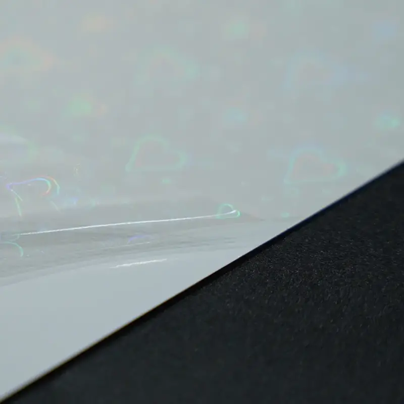 Holographic Cold Laminating Film (Love Heart)-3