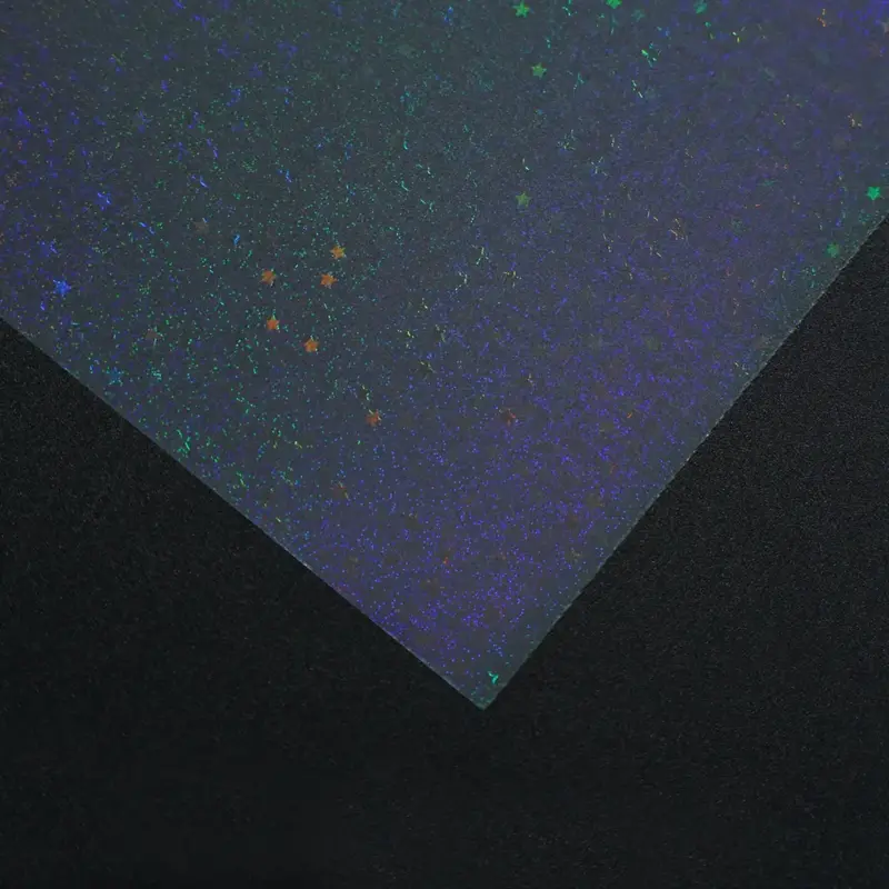 Holographic Cold Laminating Film (Quicksand Star)-4