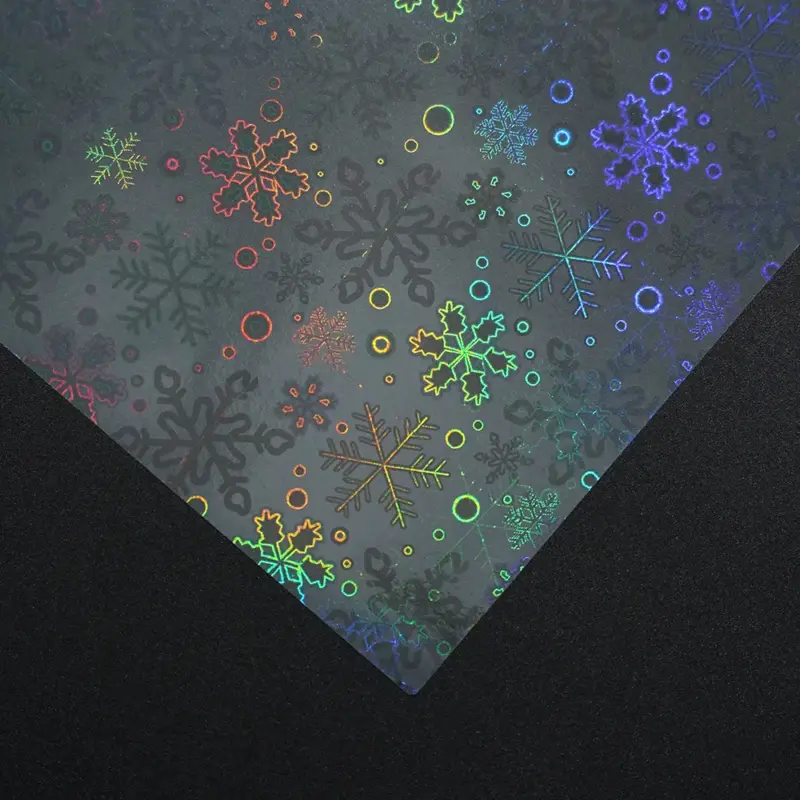 Holographic Cold Laminating Film (Snowflake)-4