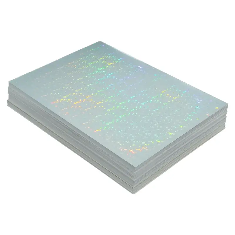 Holographic Cold Laminating Film (Solid Stars)-1