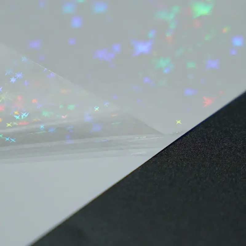 Holographic Cold Laminating Film (Solid Stars)-3