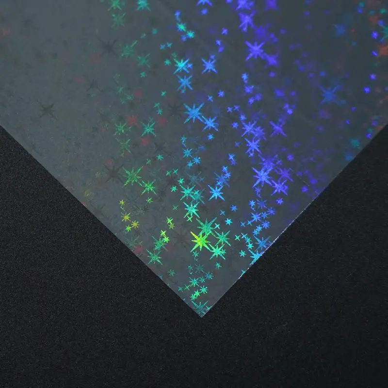 Holographic Cold Laminating Film (Solid Stars)-4