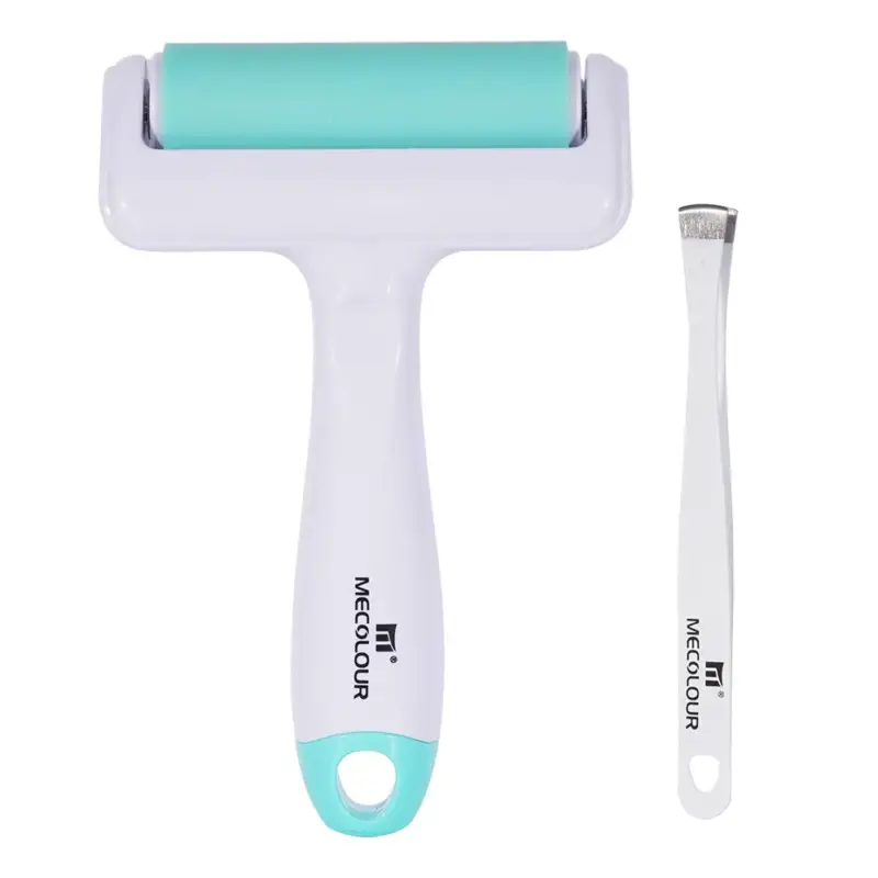Brayer and tweezers-1